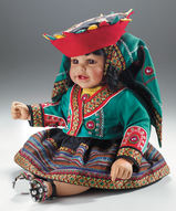 Виниловая кукла, кукла ADORA, куклы в национальных костюмах - Коллекционная кукла Isabel