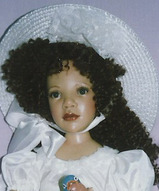 Кукла из фарфора, коллекционная кукла, авторская кукла, красивая кукла - Интерьерная кукла Леди в белом