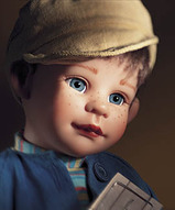 Виниловая коллекционная кукла мальчик - Тим