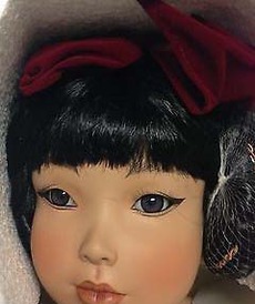 Кукла в японском стиле Сьюзи  от автора Margret Wirtz от Master Piece Gallery фарфор
