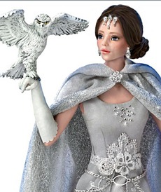 Интерьерная кукла Снежная королева от автора Cindy McClure от Ashton-Drake