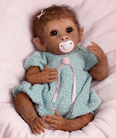 Кукла обезьянка Люблю обниматься от автора Linda Murray от Ashton-Drake