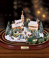 эксклюзивный рождественский декор дома, музыкальный поезд, железная дорога, - Рождественские дома