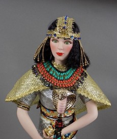 Интерьерная кукла царица Клеопатра от автора  от Danbury Mint