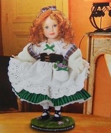 Купить маленькую куклу , маленькие куклы - Ирландская девочка
