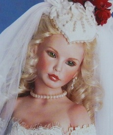 Интерьерная кукла невеста Саманта от автора Donna & Kelly Rubert от Paradise Galleries
