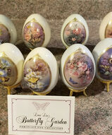 Коллекционные яйца, фарфоровые яйца, пасхальные яйца, винтажные подарки, пасхальные подарки, лена лю, дамские штучки - Фарфоровое яйцо 12 шт. Вся коллекция