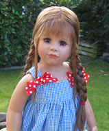 большая кукла, коллекционная кукла - Шарнирная кукла Isabella