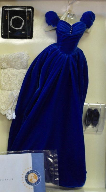 Синее платье Скарлетт о Хара
